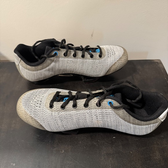 Tommaso Pista Aria Knit Grey Cycling Shoes US 6 EUR 36 Bike Cleats - Picture 7 of 10